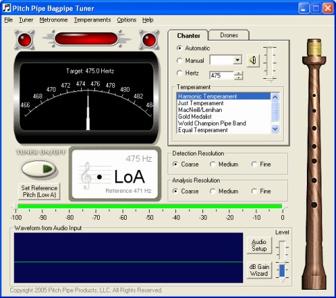 Pitch Pipe Tuner