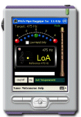 PocketPC Pitch Pipe Tuner for PocketPC